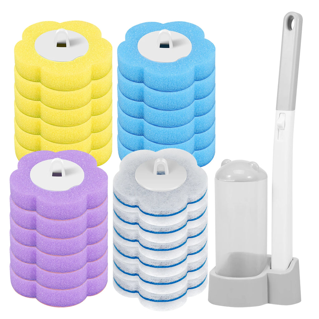Disposable Toilet Cleaning System and Refills