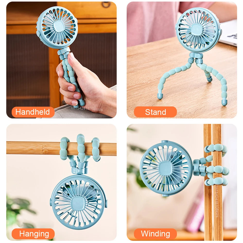 FlexBreeze Rechargeable Tripod Fan