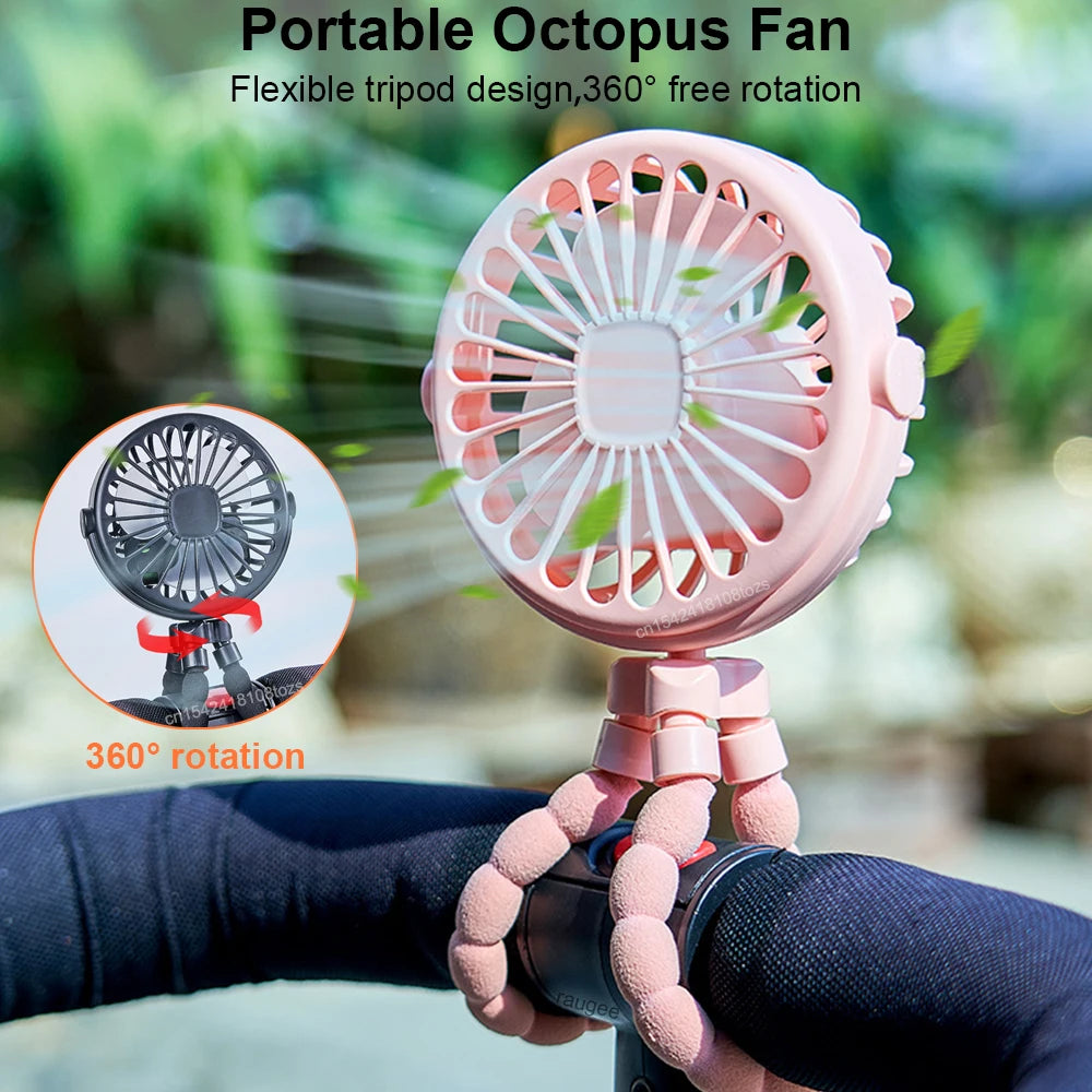 FlexBreeze Rechargeable Tripod Fan