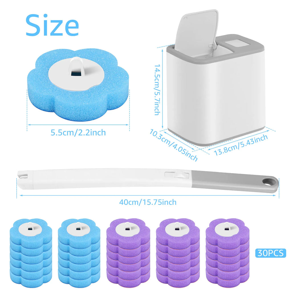 Disposable Toilet Cleaning System and Refills