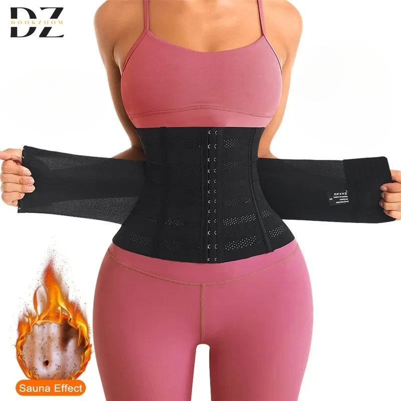 Adjustable Hook-and-Eye Waist Cincher