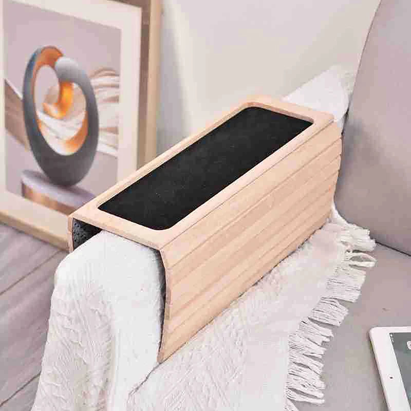 Bamboo Sofa Armrest Tray