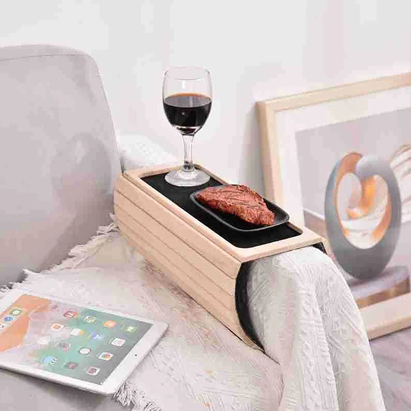 Bamboo Sofa Armrest Tray