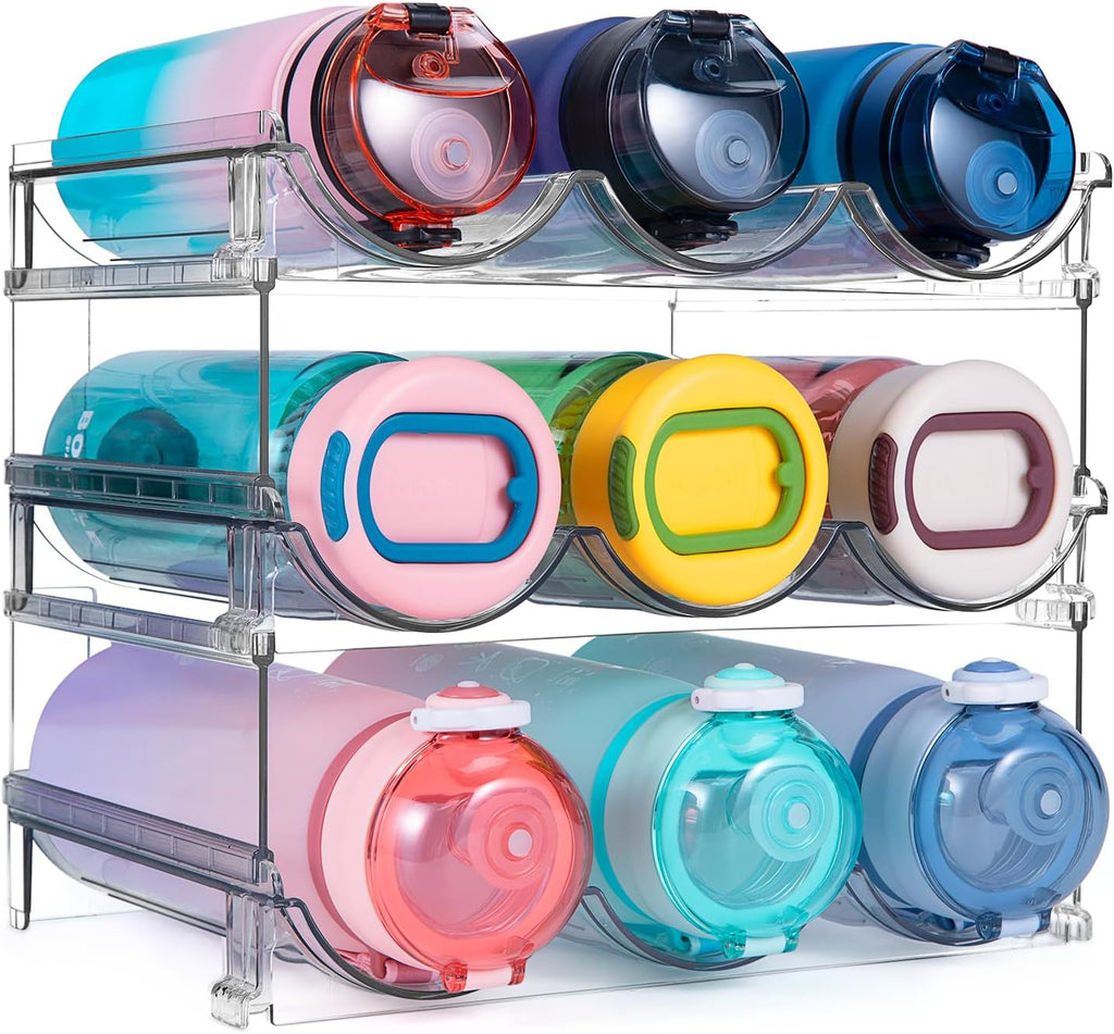 3-Pack Stackable Water Bottle Organizer