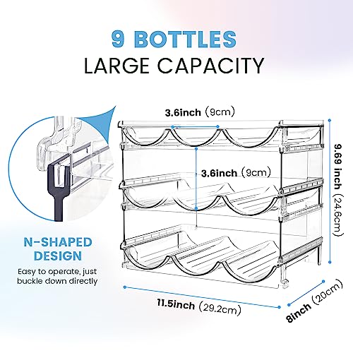 3-Pack Stackable Water Bottle Organizer
