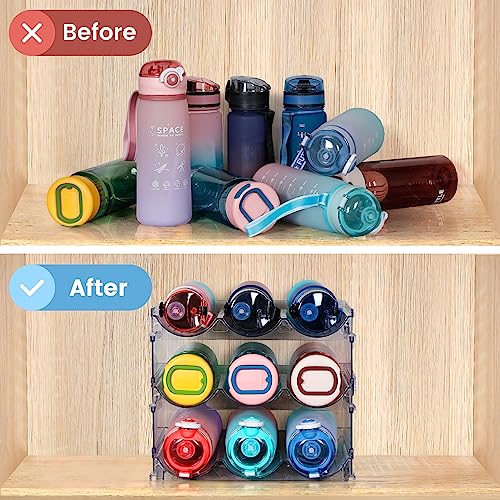 3-Pack Stackable Water Bottle Organizer