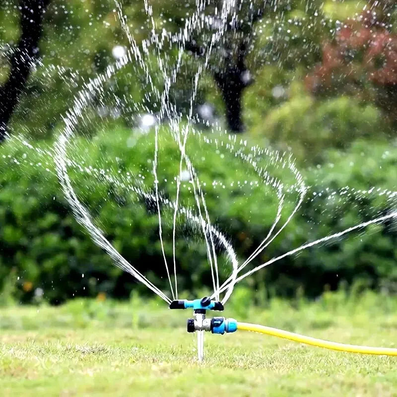 3-Arm Rotating Lawn Sprinkler
