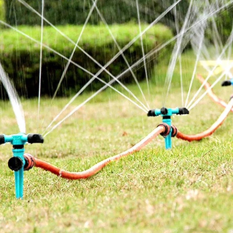 3-Arm Rotating Lawn Sprinkler